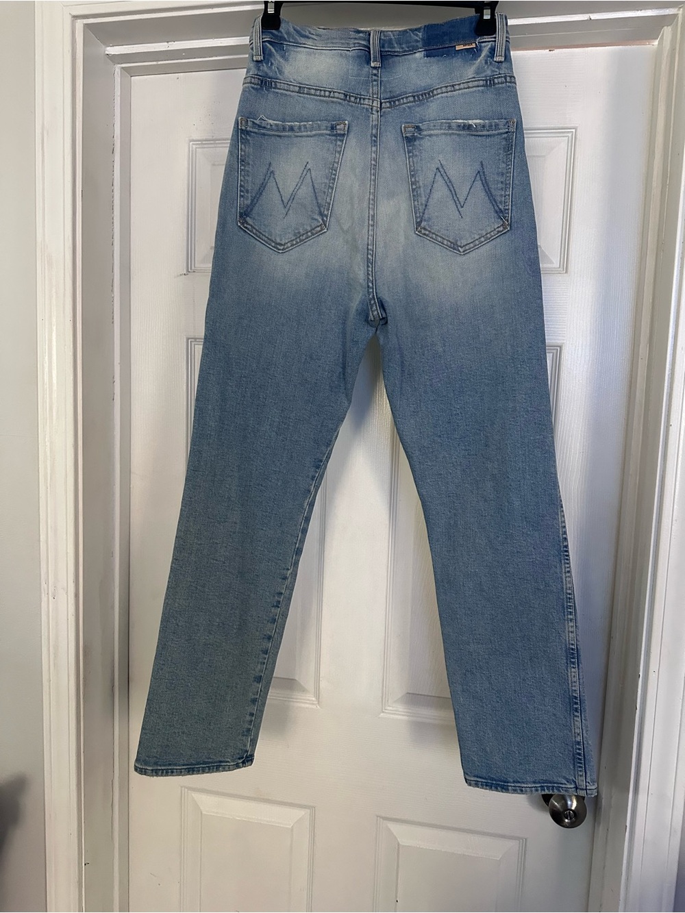 MOTHER Light Blue High-Rise Straight Jeans - Picture 5 of 5